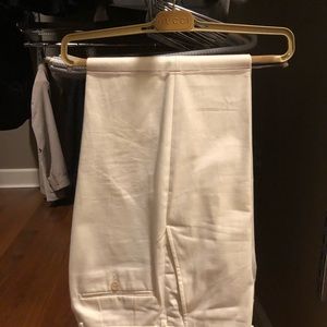White Gucci slacks